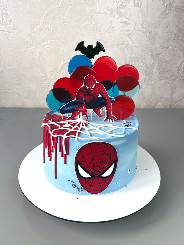 торт хлопчику spiderman